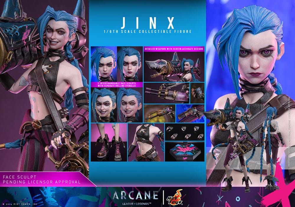 Arcane Actionfigur 1/6 Jinx 27 cm - Preorder - ETA: 06.07.2026