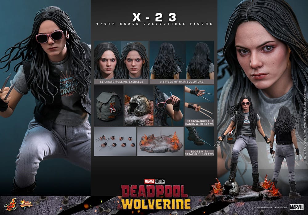 Deadpool & Wolverine Movie Masterpiece Actionfigur 1/6 X-23 27 cm - Preorder - ETA: 25.03.2026