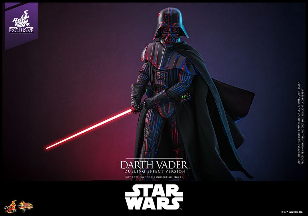 Star Wars Movie Masterpiece Actionfigur 1/6 Darth Vader (Dueling Effect Version) Hot Toys Exclusive 35 cm - Versand: 5-7 Tage nach Bestellung