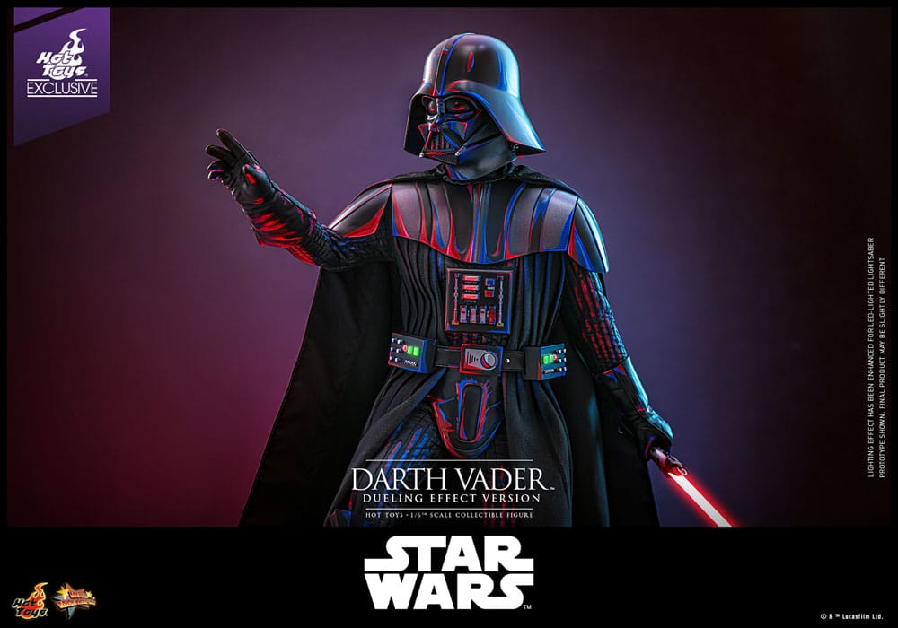 Star Wars Movie Masterpiece Actionfigur 1/6 Darth Vader (Dueling Effect Version) Hot Toys Exclusive 35 cm - Versand: 5-7 Tage nach Bestellung