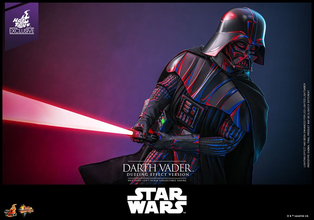 Star Wars Movie Masterpiece Actionfigur 1/6 Darth Vader (Dueling Effect Version) Hot Toys Exclusive 35 cm - Versand: 5-7 Tage nach Bestellung