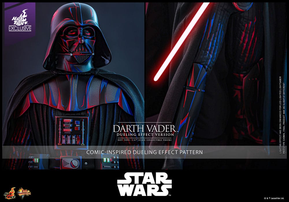 Star Wars Movie Masterpiece Actionfigur 1/6 Darth Vader (Dueling Effect Version) Hot Toys Exclusive 35 cm - Versand: 5-7 Tage nach Bestellung