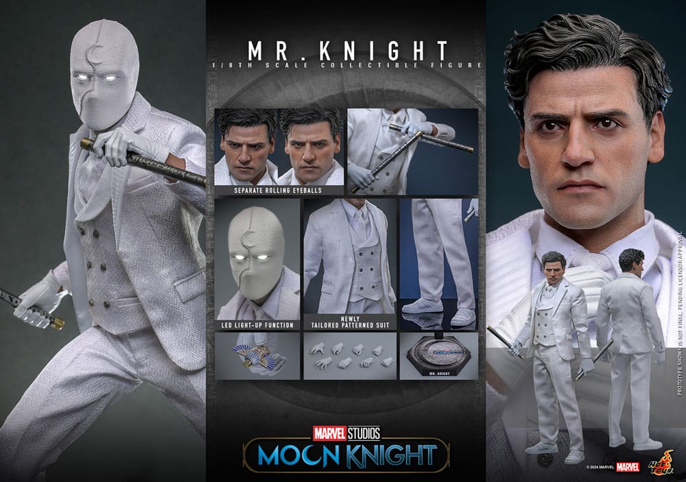 Moon Knight Actionfigur 1/6 Mr. Knight 29 cm - Preorder - ETA: 25.03.2026