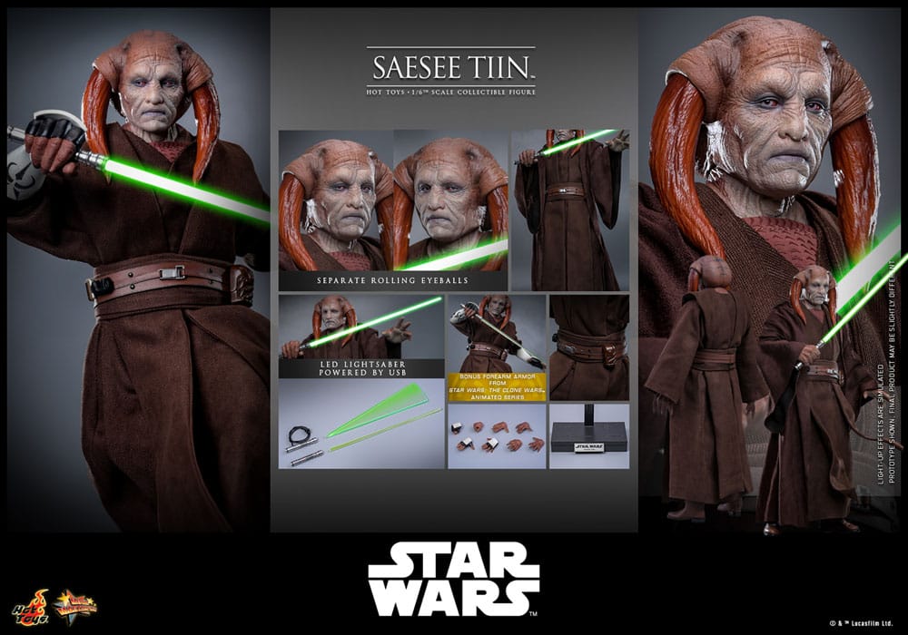 Star Wars: Episode III - Die Rache der Sith Movie Masterpiece Actionfigur 1/6 Saesee Tiin 31 cm - Preorder - ETA: 25.11.2026