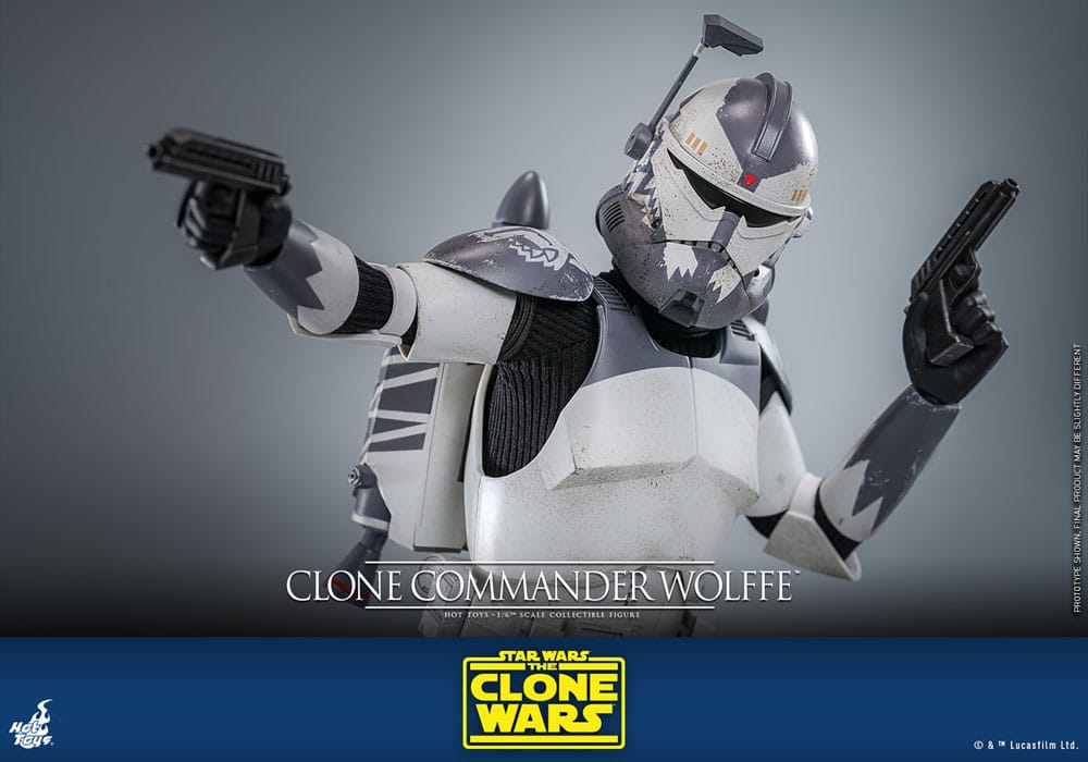 Star Wars: The Clone Wars Actionfigur 1/6 Clone Commander Wolffe 30 cm - Preorder - ETA: 25.03.2026
