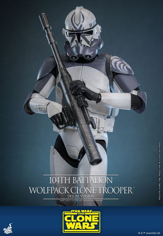 Star Wars The Clone Wars Actionfigur 1/6 104th Battalion Wolfpack Clone Trooper Deluxe Version 30 cm - Preorder - ETA: 25.03.2026