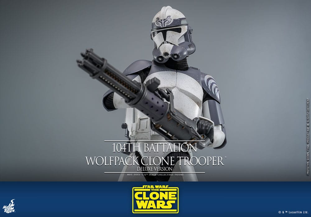 Star Wars The Clone Wars Actionfigur 1/6 104th Battalion Wolfpack Clone Trooper Deluxe Version 30 cm - Preorder - ETA: 25.03.2026