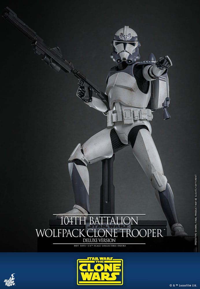 Star Wars The Clone Wars Actionfigur 1/6 104th Battalion Wolfpack Clone Trooper Deluxe Version 30 cm - Preorder - ETA: 25.03.2026