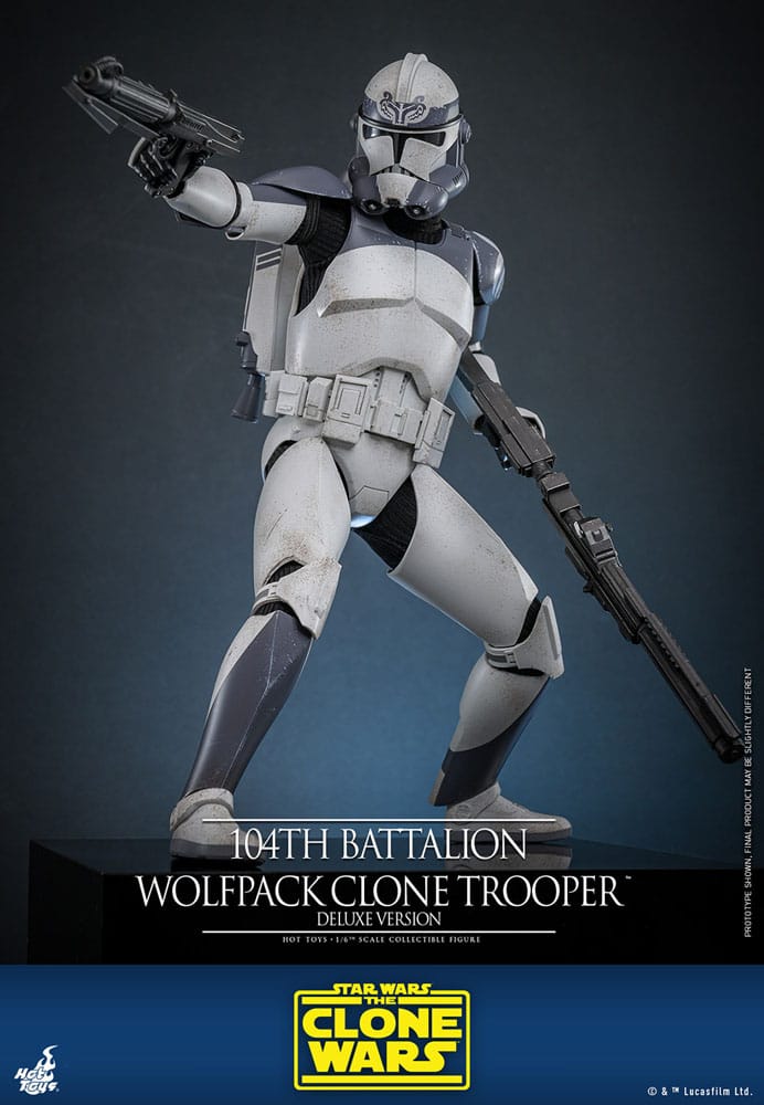 Star Wars The Clone Wars Actionfigur 1/6 104th Battalion Wolfpack Clone Trooper Deluxe Version 30 cm - Preorder - ETA: 25.03.2026