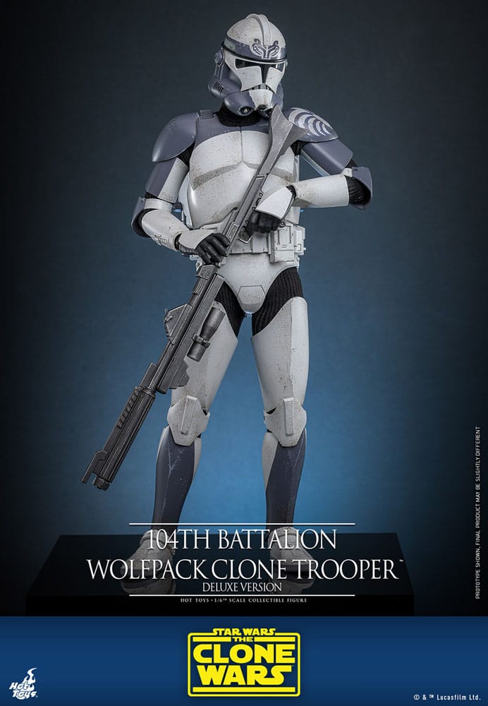 Star Wars The Clone Wars Actionfigur 1/6 104th Battalion Wolfpack Clone Trooper Deluxe Version 30 cm - Preorder - ETA: 25.03.2026