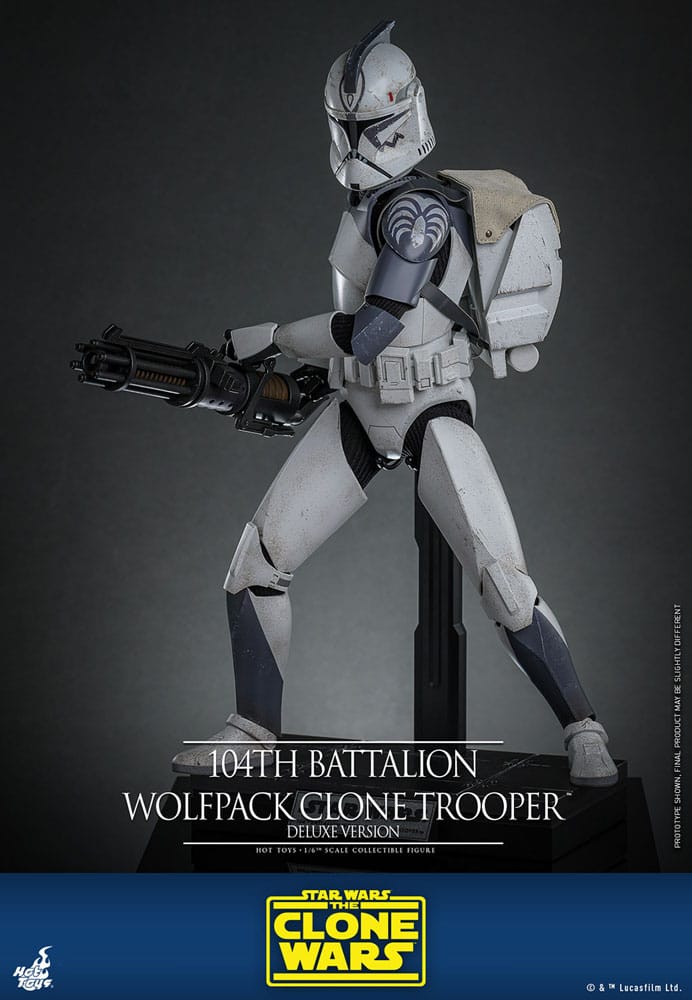 Star Wars The Clone Wars Actionfigur 1/6 104th Battalion Wolfpack Clone Trooper Deluxe Version 30 cm - Preorder - ETA: 25.03.2026