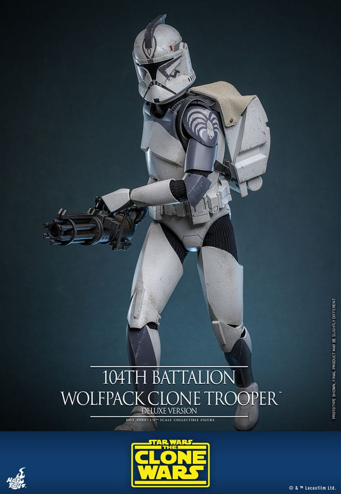 Star Wars The Clone Wars Actionfigur 1/6 104th Battalion Wolfpack Clone Trooper Deluxe Version 30 cm - Preorder - ETA: 25.03.2026