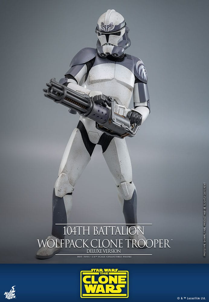 Star Wars The Clone Wars Actionfigur 1/6 104th Battalion Wolfpack Clone Trooper Deluxe Version 30 cm - Preorder - ETA: 25.03.2026
