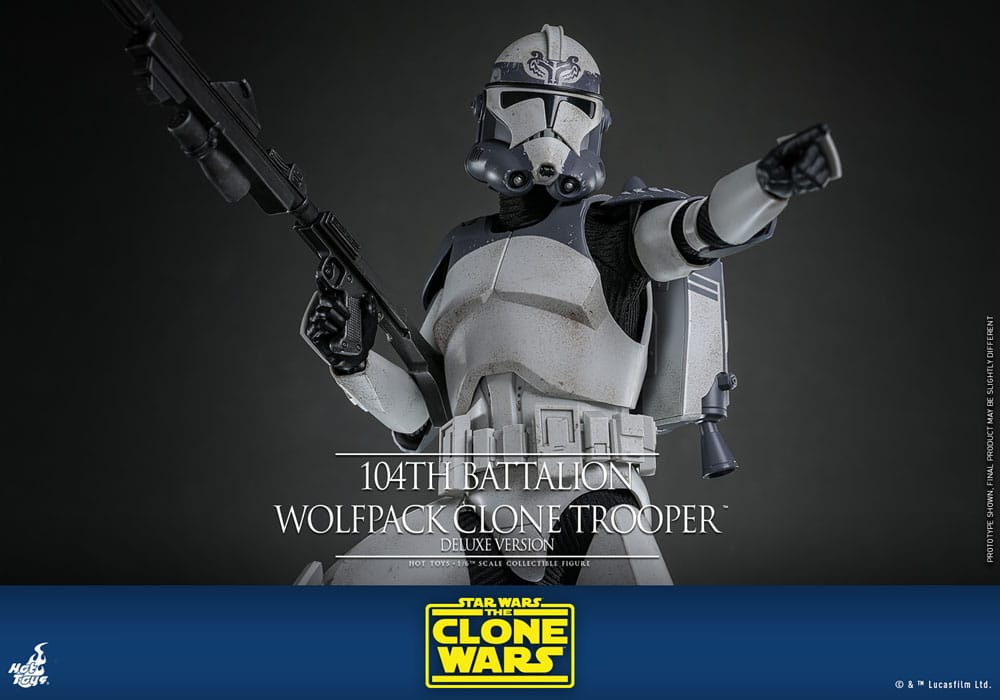 Star Wars The Clone Wars Actionfigur 1/6 104th Battalion Wolfpack Clone Trooper Deluxe Version 30 cm - Preorder - ETA: 25.03.2026