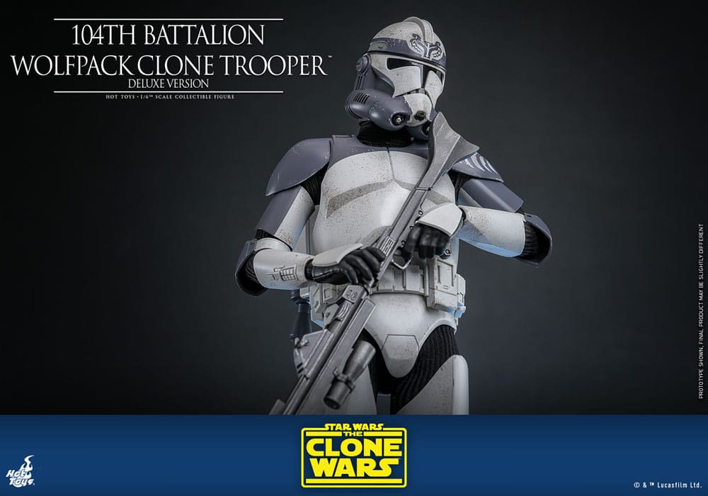 Star Wars The Clone Wars Actionfigur 1/6 104th Battalion Wolfpack Clone Trooper Deluxe Version 30 cm - Preorder - ETA: 25.03.2026