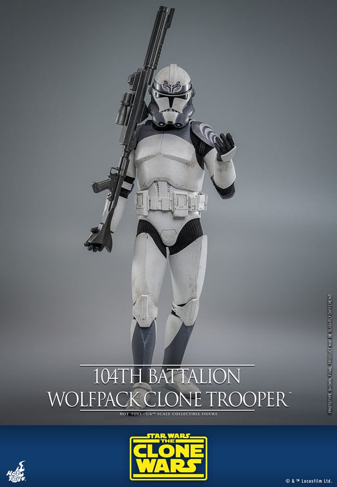 Star Wars The Clone Wars Actionfigur 1/6 104th Battalion Wolfpack Clone Trooper 30 cm - Preorder - ETA: 25.03.2026