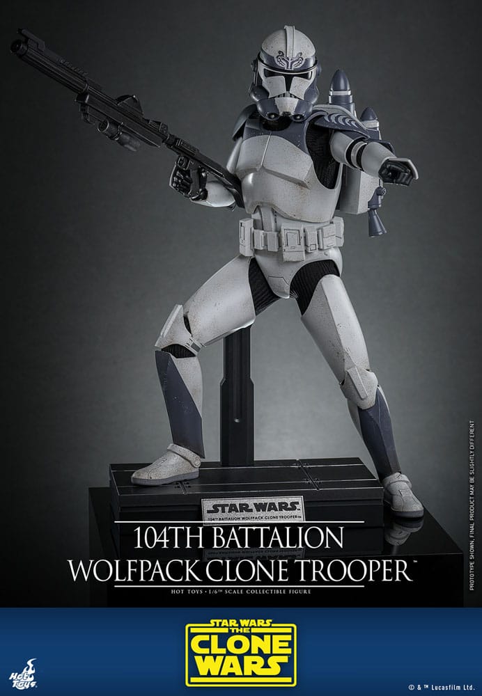 Star Wars The Clone Wars Actionfigur 1/6 104th Battalion Wolfpack Clone Trooper 30 cm - Preorder - ETA: 25.03.2026