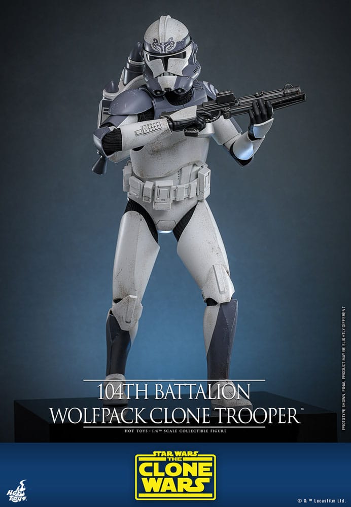 Star Wars The Clone Wars Actionfigur 1/6 104th Battalion Wolfpack Clone Trooper 30 cm - Preorder - ETA: 25.03.2026