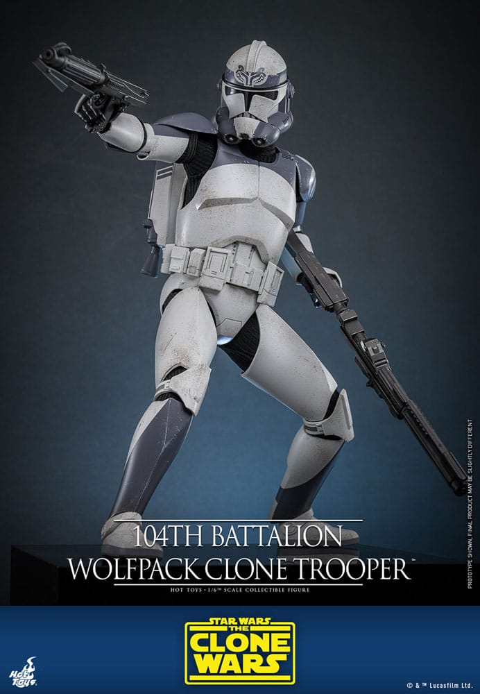Star Wars The Clone Wars Actionfigur 1/6 104th Battalion Wolfpack Clone Trooper 30 cm - Preorder - ETA: 25.03.2026