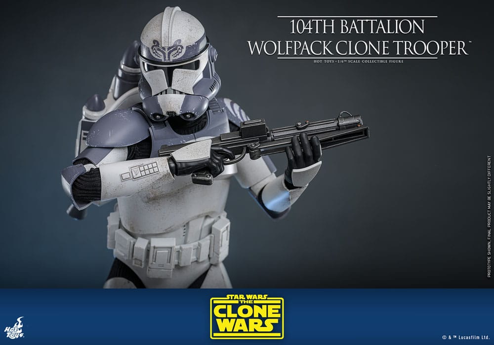 Star Wars The Clone Wars Actionfigur 1/6 104th Battalion Wolfpack Clone Trooper 30 cm - Preorder - ETA: 25.03.2026