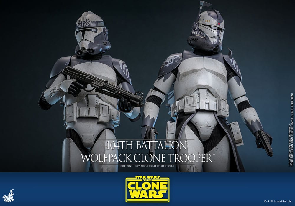 Star Wars The Clone Wars Actionfigur 1/6 104th Battalion Wolfpack Clone Trooper 30 cm - Preorder - ETA: 25.03.2026