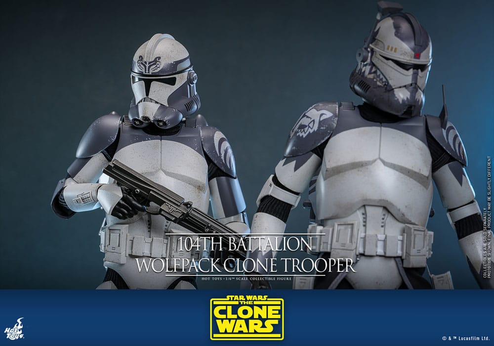 Star Wars The Clone Wars Actionfigur 1/6 104th Battalion Wolfpack Clone Trooper 30 cm - Preorder - ETA: 25.03.2026