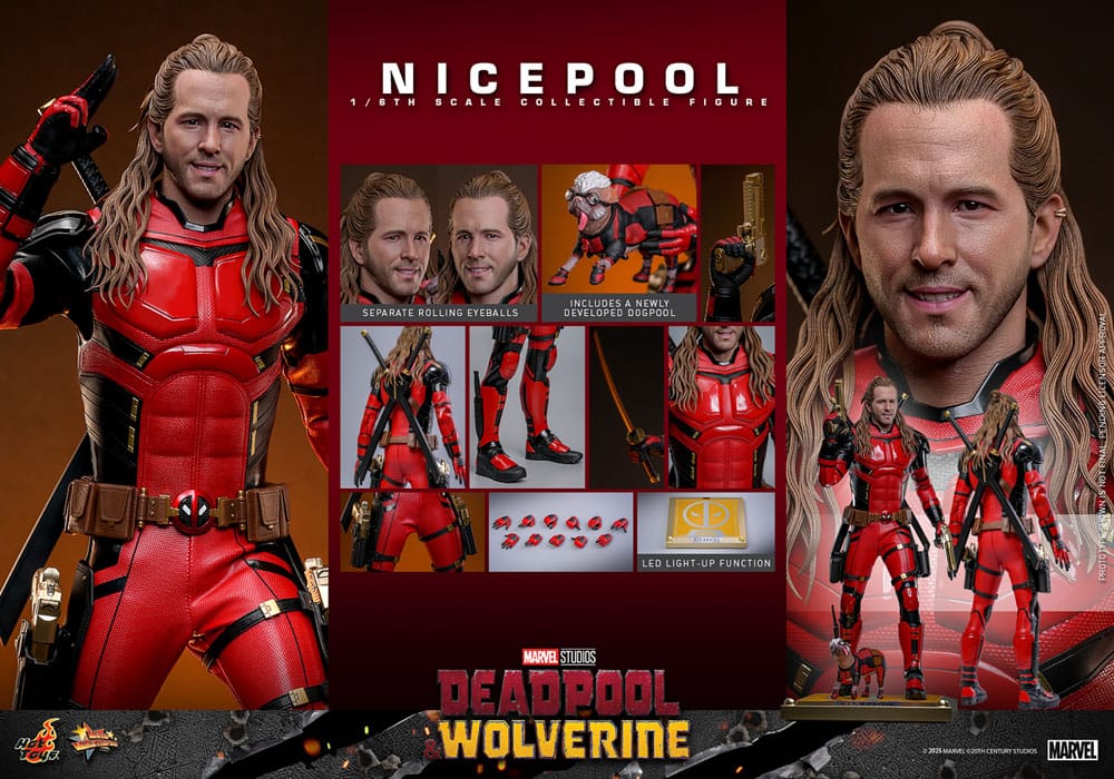 Deadpool & Wolverine Movie Masterpiece Actionfigur 1/6 Nicepool 30 cm - Preorder - ETA: 25.05.2026