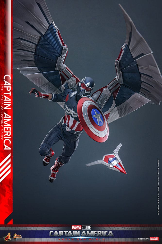 Captain America: Brave New World Movie Masterpiece Actionfigur 1/6 Captain America 30 cm - Preorder - ETA: 03.09.2025