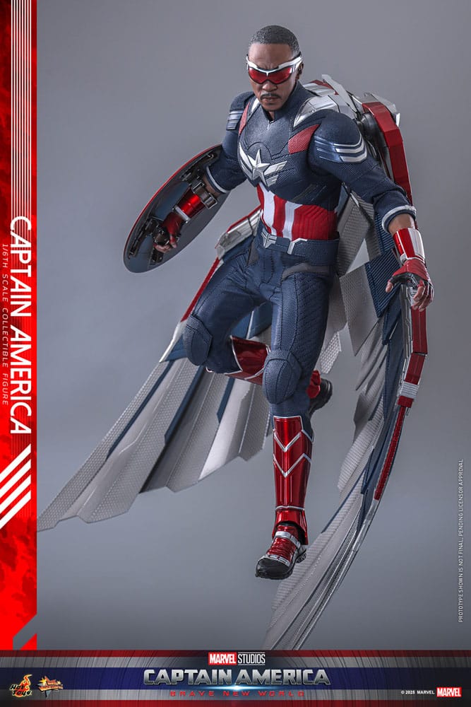Captain America: Brave New World Movie Masterpiece Actionfigur 1/6 Captain America 30 cm - Preorder - ETA: 03.09.2025