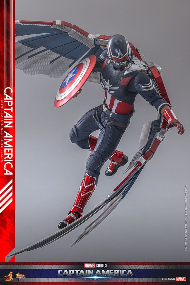 Captain America: Brave New World Movie Masterpiece Actionfigur 1/6 Captain America 30 cm - Preorder - ETA: 03.09.2025