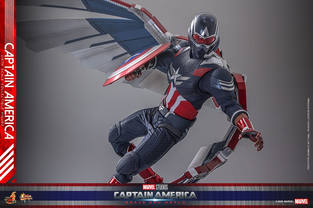 Captain America: Brave New World Movie Masterpiece Actionfigur 1/6 Captain America 30 cm - Preorder - ETA: 03.09.2025