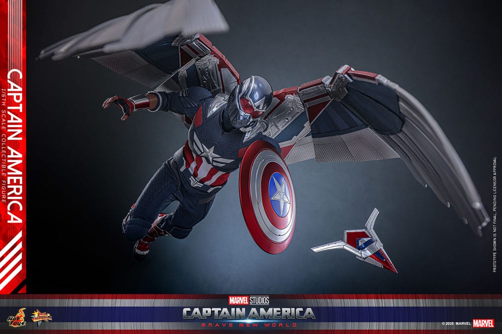 Captain America: Brave New World Movie Masterpiece Actionfigur 1/6 Captain America 30 cm - Preorder - ETA: 03.09.2025