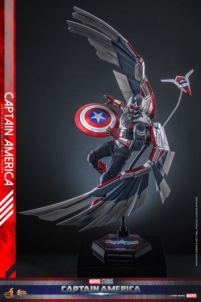 Captain America: Brave New World Movie Masterpiece Actionfigur 1/6 Captain America 30 cm - Preorder - ETA: 03.09.2025