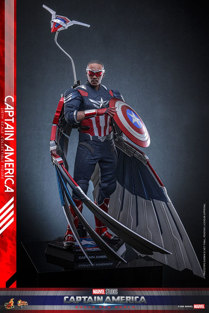 Captain America: Brave New World Movie Masterpiece Actionfigur 1/6 Captain America 30 cm - Preorder - ETA: 03.09.2025