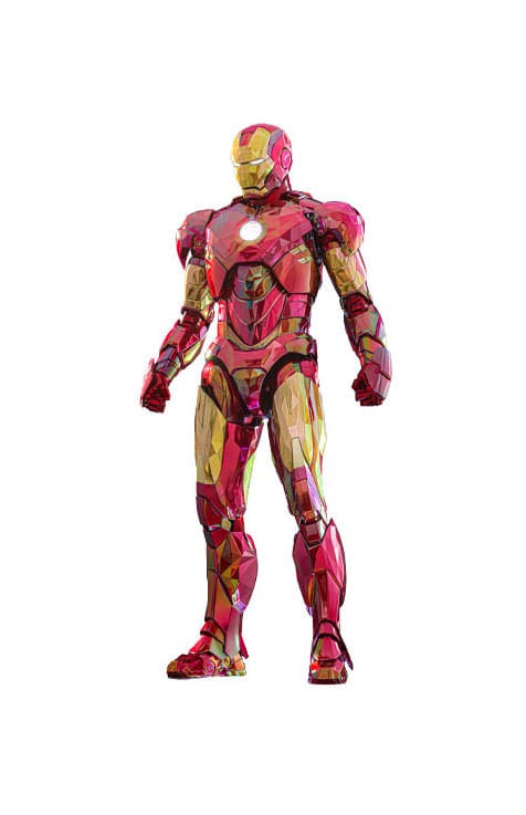 Iron Man Movie Masterpiece Diecast Actionfigur 1/6 Iron Man Mark VI (Fractal Armor) Hot Toys Exclusive 33 cm - Preorder - ETA: 03.09.2025