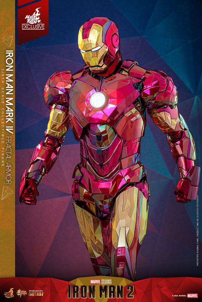Iron Man Movie Masterpiece Diecast Actionfigur 1/6 Iron Man Mark VI (Fractal Armor) Hot Toys Exclusive 33 cm - Preorder - ETA: 03.09.2025