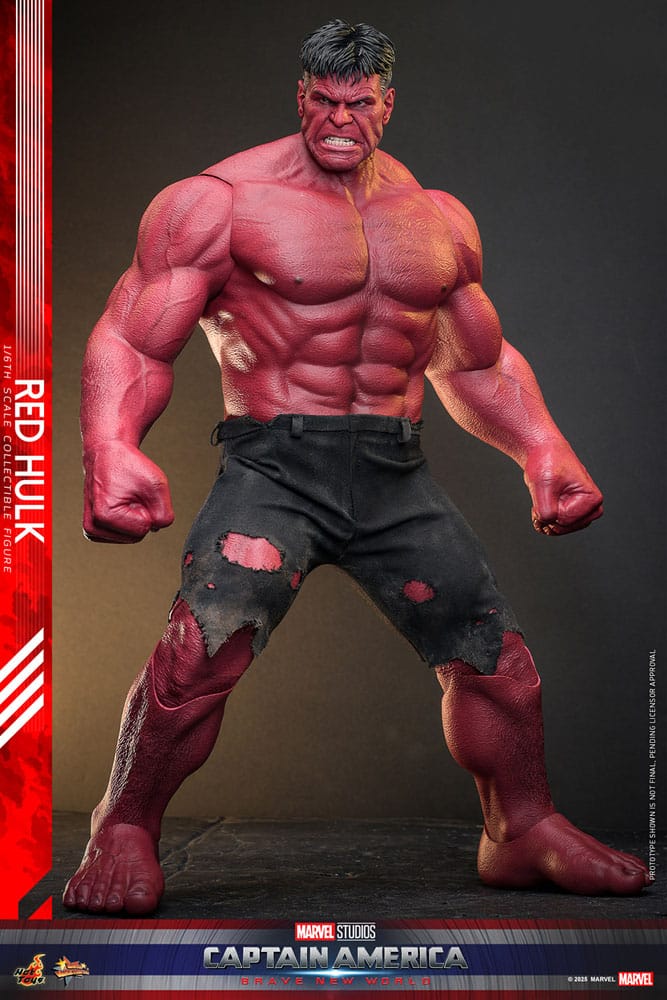 Captain America: Brave New World Movie Masterpiece Actionfigur 1/6 Red Hulk 47 cm - Preorder - ETA: 20.05.2026