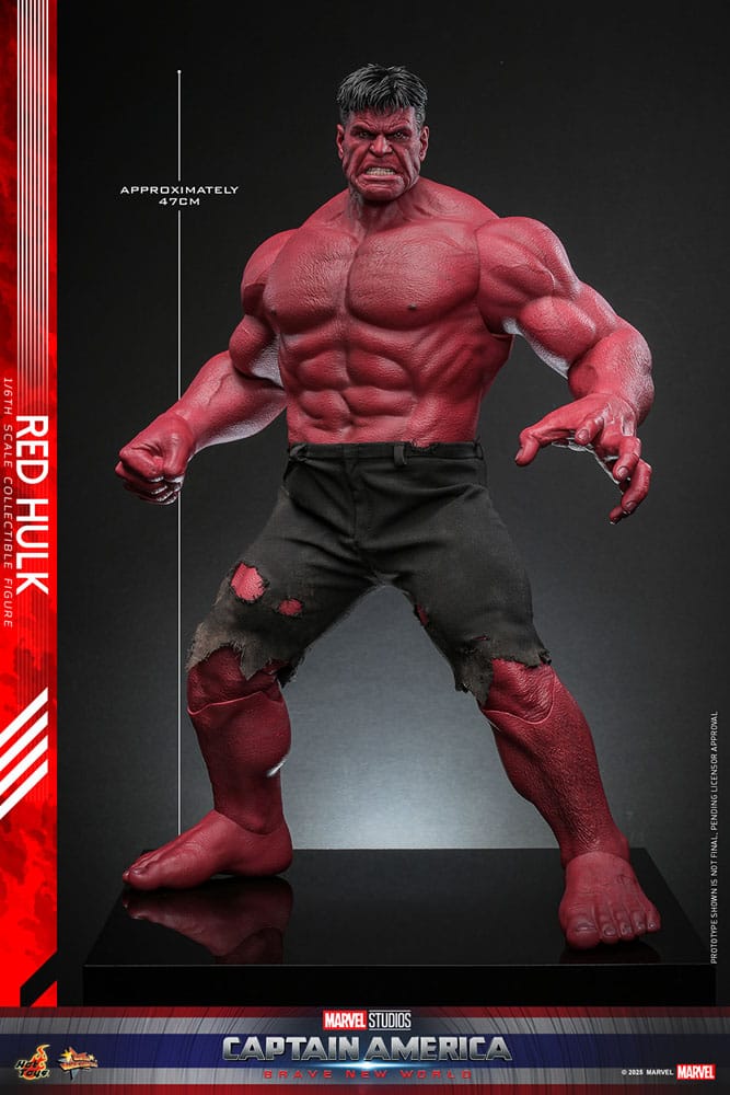 Captain America: Brave New World Movie Masterpiece Actionfigur 1/6 Red Hulk 47 cm - Preorder - ETA: 20.05.2026