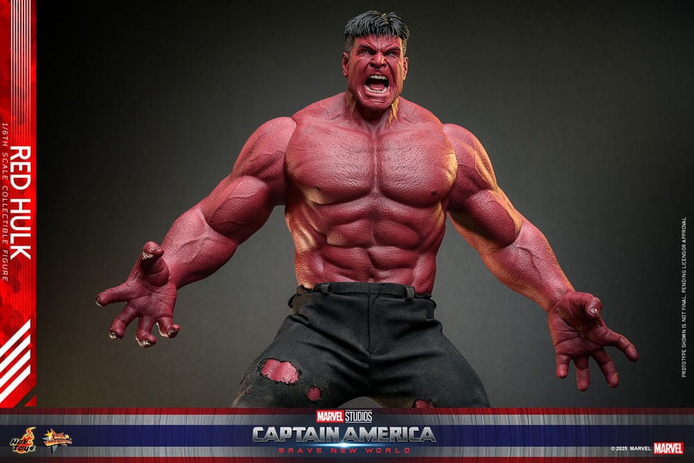 Captain America: Brave New World Movie Masterpiece Actionfigur 1/6 Red Hulk 47 cm - Preorder - ETA: 20.05.2026