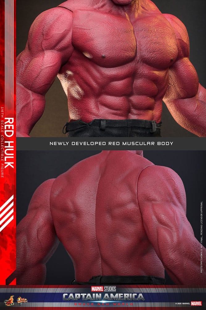Captain America: Brave New World Movie Masterpiece Actionfigur 1/6 Red Hulk 47 cm - Preorder - ETA: 20.05.2026