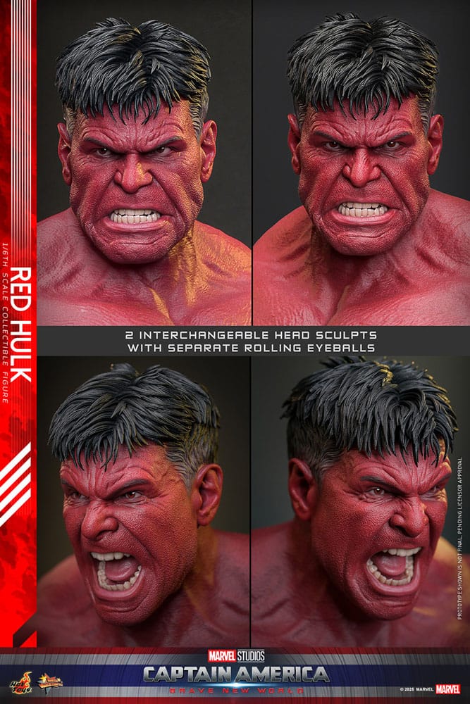 Captain America: Brave New World Movie Masterpiece Actionfigur 1/6 Red Hulk 47 cm - Preorder - ETA: 20.05.2026