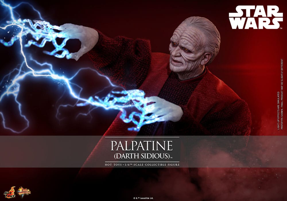 Star Wars: Episode III - Die Rache der Sith Actionfigur 1/6 Palpatine (Darth Sidious) 29 cm - Preorder - ETA: 24.11.2026