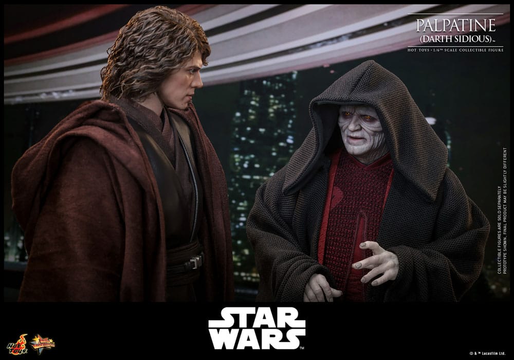 Star Wars: Episode III - Die Rache der Sith Actionfigur 1/6 Palpatine (Darth Sidious) 29 cm - Preorder - ETA: 24.11.2026