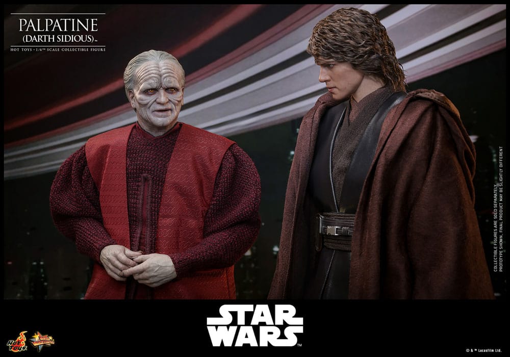 Star Wars: Episode III - Die Rache der Sith Actionfigur 1/6 Palpatine (Darth Sidious) 29 cm - Preorder - ETA: 24.11.2026