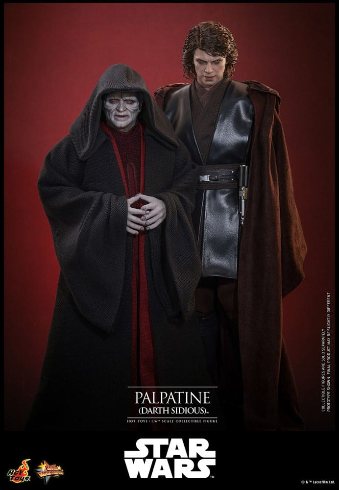 Star Wars: Episode III - Die Rache der Sith Actionfigur 1/6 Palpatine (Darth Sidious) 29 cm - Preorder - ETA: 24.11.2026