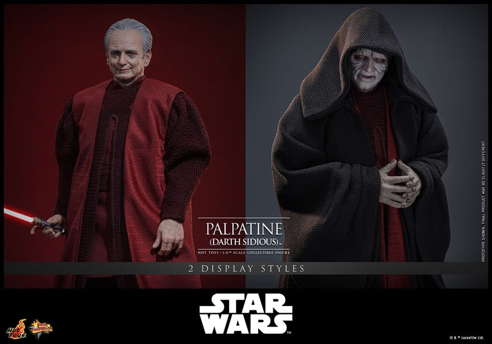 Star Wars: Episode III - Die Rache der Sith Actionfigur 1/6 Palpatine (Darth Sidious) 29 cm - Preorder - ETA: 24.11.2026