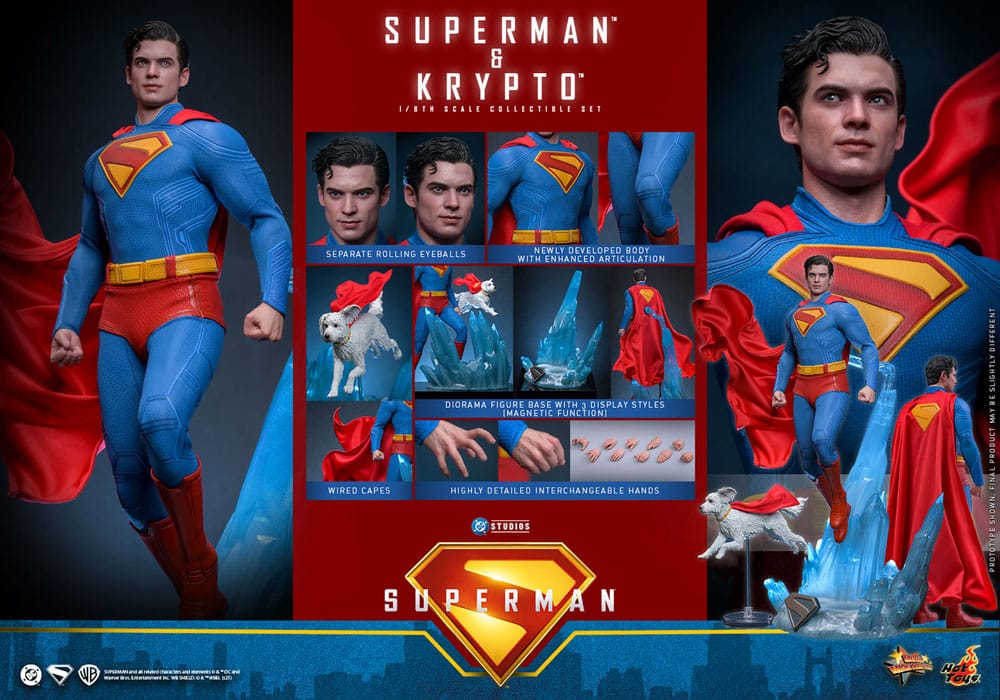 Superman (2025) Movie Masterpiece Actionfigur 1/6 Superman & Krypto 33 cm - Preorder - ETA: 19.02.2026