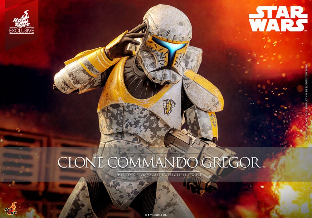 Star Wars: The Clone Wars Actionfigur 1/6 Clone Commando Gregor Hot Toys Exclusive 30 cm - Preorder - ETA: 25.12.2025