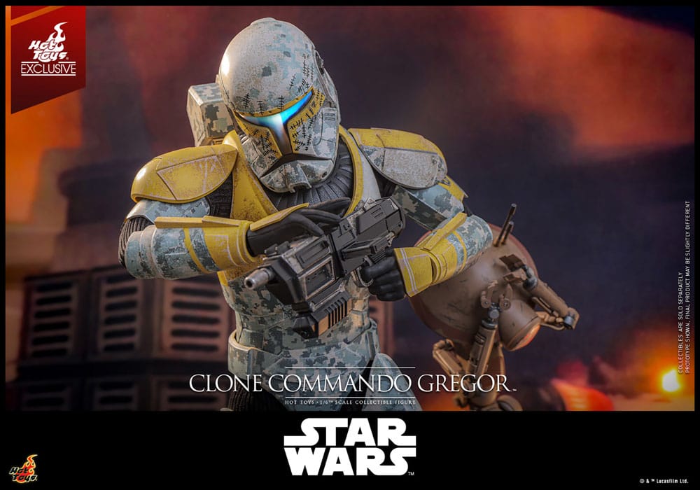 Star Wars: The Clone Wars Actionfigur 1/6 Clone Commando Gregor Hot Toys Exclusive 30 cm - Preorder - ETA: 25.12.2025