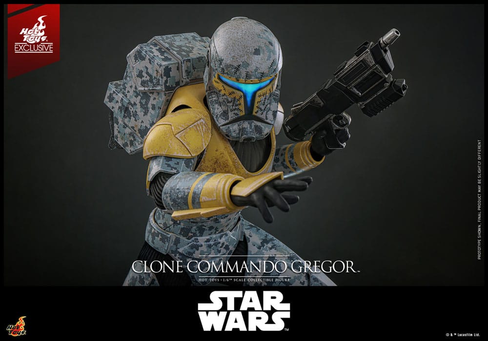 Star Wars: The Clone Wars Actionfigur 1/6 Clone Commando Gregor Hot Toys Exclusive 30 cm - Preorder - ETA: 25.12.2025
